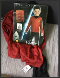 Halloween Costume Star Trek, SCOTTY, SIZE 12-14 for age