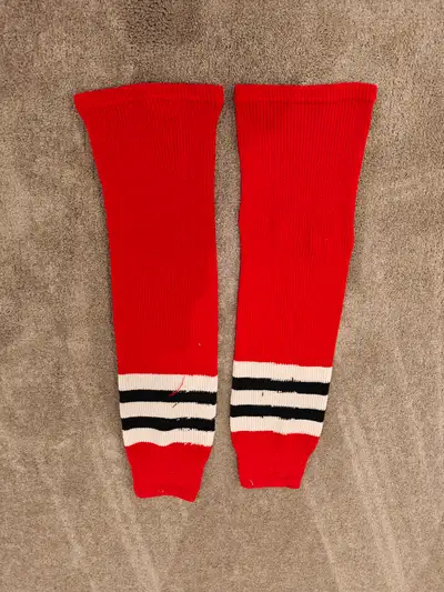 Red Hockey Socks, View more