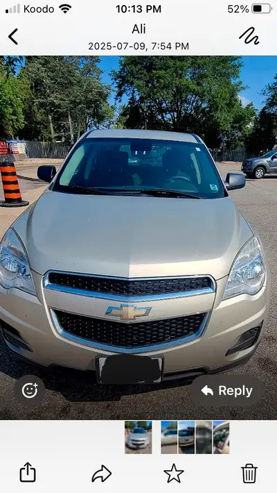 2014 Chevrolet equinox LT new breaks new battery well kept service at dealer only 197000 km HWY driv...