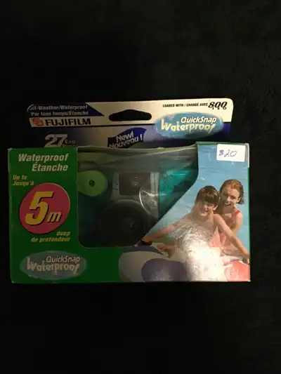 Quick snap waterproof 5m fujifilm 27exp new, View more