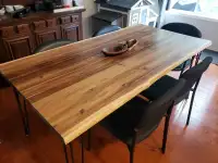 Brand New Custom Built Live Edge Dining Table