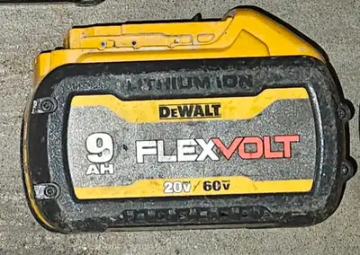 DeWalt Flexvolt 9AH Battery, View more