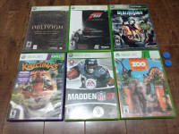 Xbox 360 Games - All 6 + new grips for $23 (Read Description)