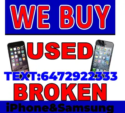 Wanted: ⭕ BUY PHONE ⭕ USED BROKEN LOCKED PHONE