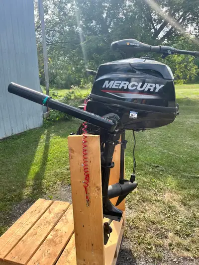 Built in gas tank. Perfect for fishing kayak or small boat. Less than 4 hours of run time. Serious e...