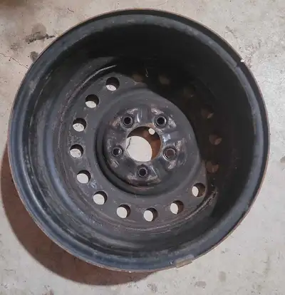 This is a 15-inch steel wheel rim, perfect for mounting winter tires, for older small Hondas $25 eac...