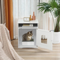 Cat Litter Box Enclosure Hidden Cabinet Cat Furniture Indoor Cat