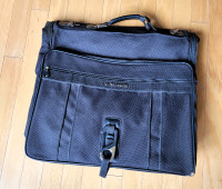 Vintage Black Samsonite Travel Suit Bag