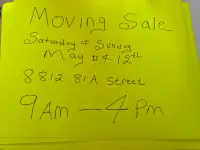 Moving Across the Country Sale