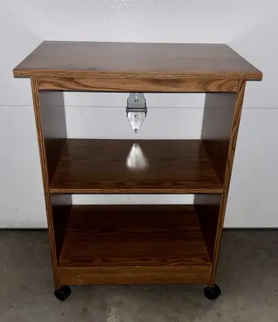 Wooden Shelf on Wheels, View more