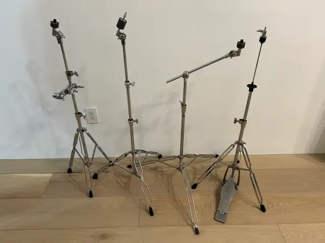 Drum Hardware Bundle in Drums & Percussion in Oshawa / Durham Region - Image 2