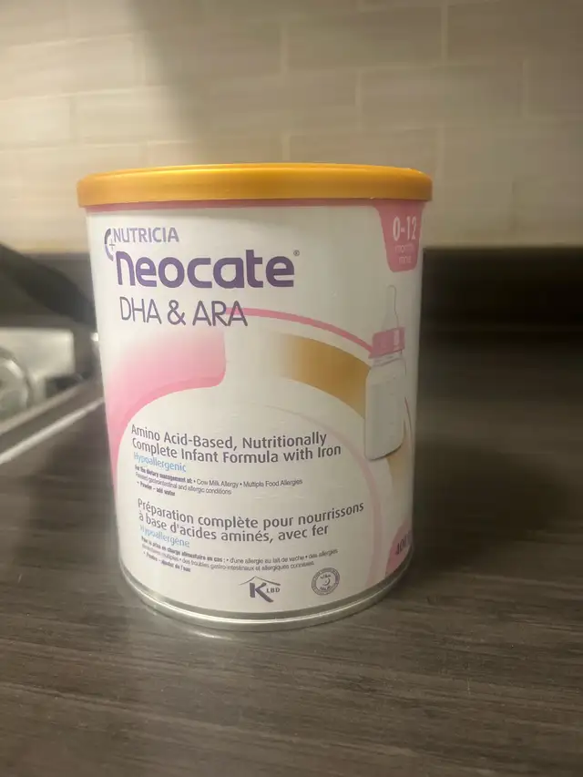 neocate DHA and ARA baby formula  in Feeding & High Chairs in Mississauga / Peel Region - Image 2