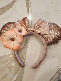 Disney Aulani Rose Gold Mickey Mouse Ears 