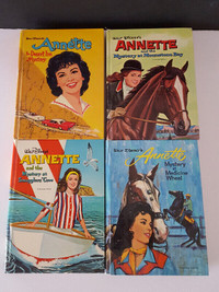 Lot of 4 DISNEY'S "ANNETTE" BOOKS - vintage, early 1960s