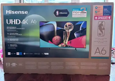 (6 months old) Hisense 50" 4K Smart TV, View more