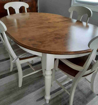 Canadel Canadian Made Maple Table and 6 Chairs