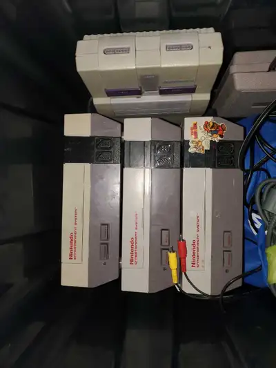 Nintendo NES  and snes Consoles, View more