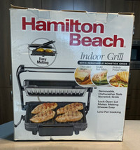 Hamilton Beach Indoor Grill Stainless-Steel 25332 - Best Buy