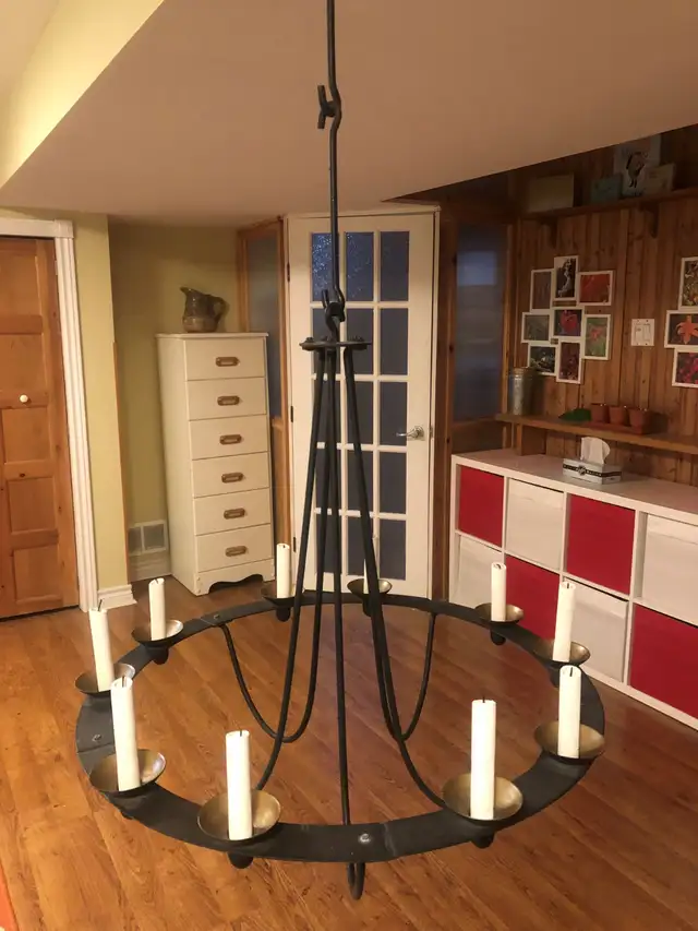 10 branch Vintage IKEA interior candelabra - Chandelier IKEA in Kitchen & Dining Wares in Ottawa - Image 2