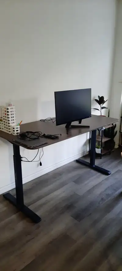 60” Height Adjustable Office/Computer Desk – Like New!, View more