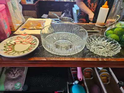 Decorative glass bowls - vintage, View more