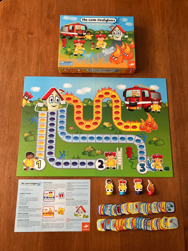 The Little Firefighter Game by Foxmind, Bilingual, Complete dans Jouets et jeux  à Ville de Montréal