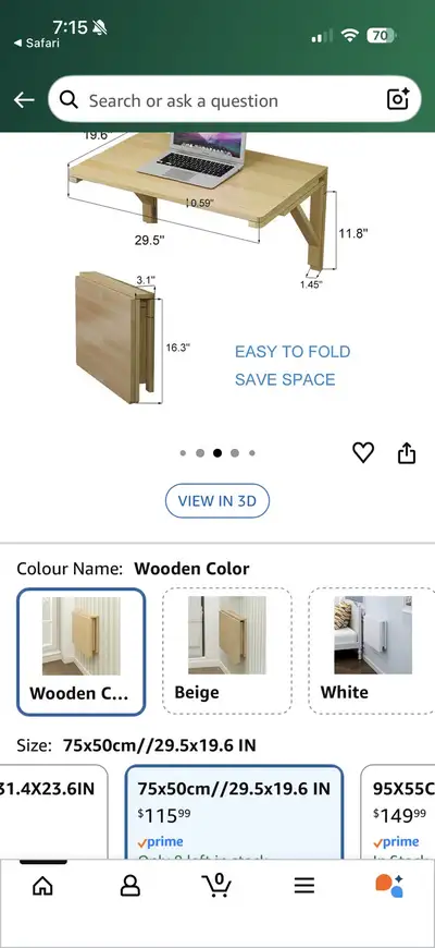 Folding Desk, View more