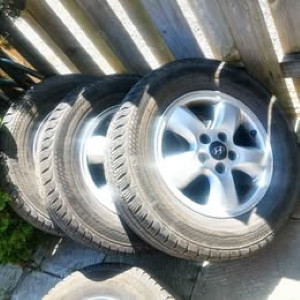 Mags 16" avec Pneus dans Pneus et jantes  à Ville de Montréal