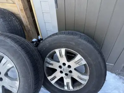 Nissan pathfinder 2007-2012 Or Nissan frontier wheels and summer tires could be used for one more se...