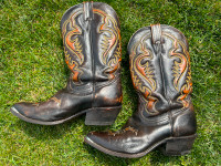Mens 10 Boulet Cowboy    Boots Handmade   in Canada