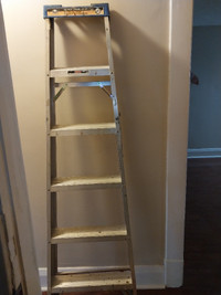6 ft Aluminum Step Ladder.  Type III duty rating.