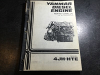 Yanmar 4JH-HTE Marine Diesel Engine Parts Catalog