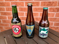 Collection bouteilles de bières, brasseries du Québec