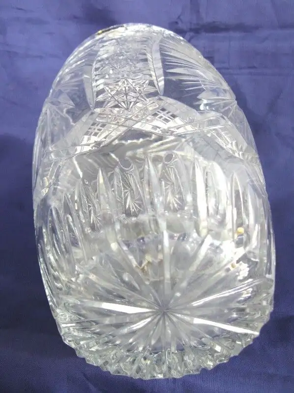 VASE CRYSTAL TAILLER  //  GERMANY // ..Motif PINWHEEL... in Arts & Collectibles in West Island - Image 10