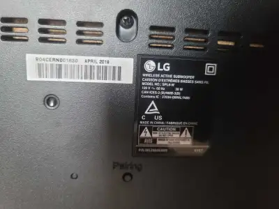 LG Subwoofer, View more