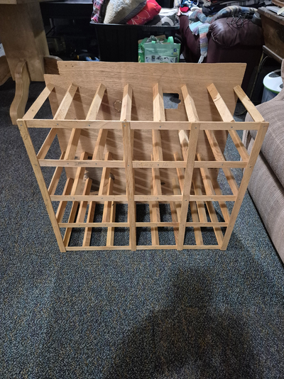 35-bottle wine rack., View more