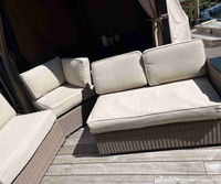 Large 3 piece outdoor sectional 