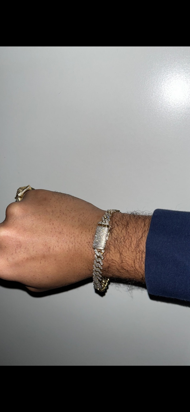 8mm 10k gold diamond bracelet  in Jewellery & Watches in Kitchener / Waterloo