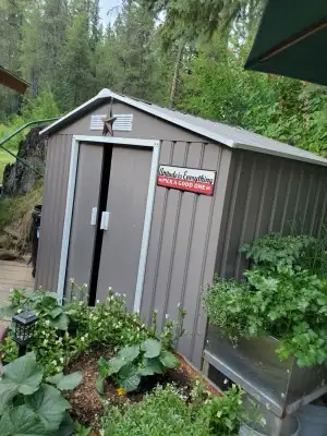 brand new 7' x 4' x 6' Garden Storage Shed, View more