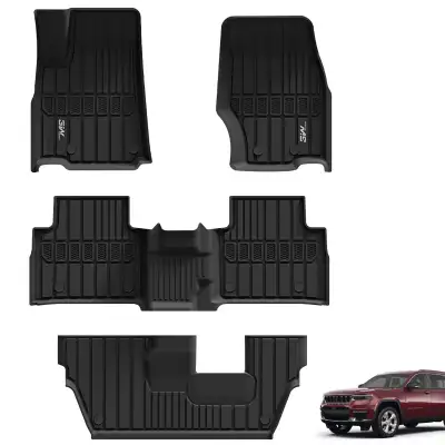 Floor Mats Fit for Jeep Grand Cherokee L 7 Seat 2021- 2026 , View more