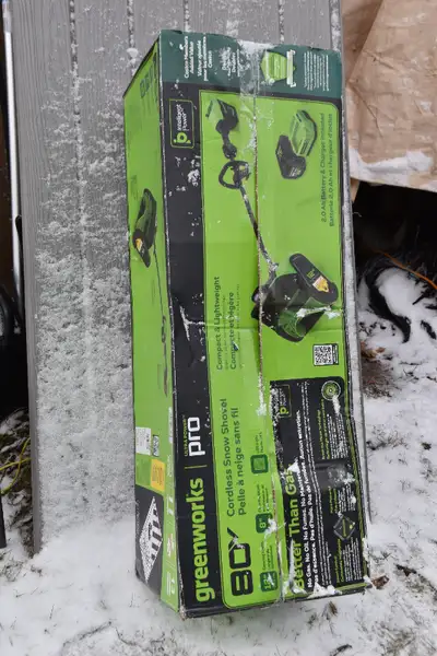 NEW Greenworks Pro 80V Cordless Snow Shovel 12 In, View more