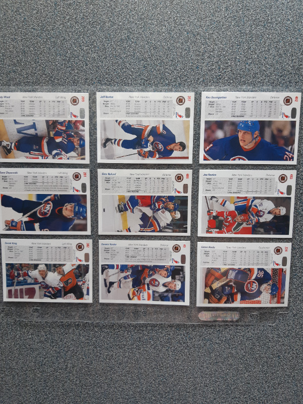 Carte de hockey Islanders de New York Upper Deck 1991-1992 dans Art et objets de collection  à Lévis - Image 4