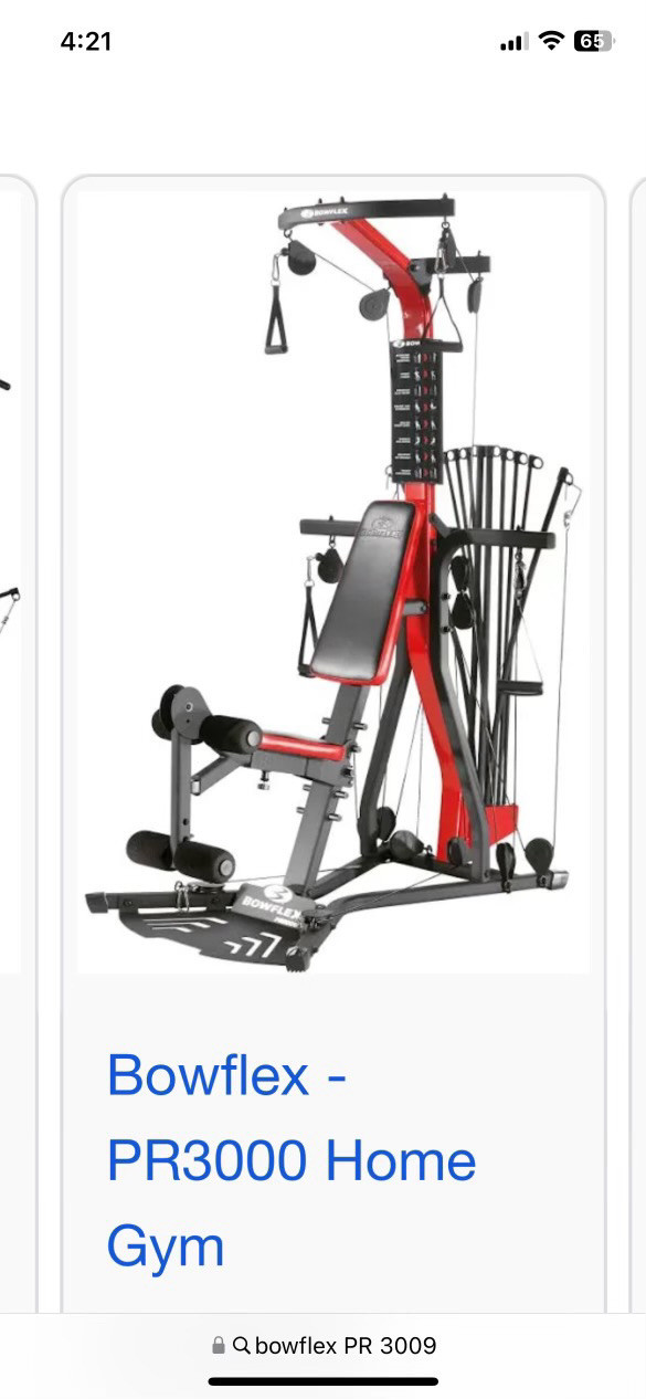 Bowflex pr3000 home gym canada sale