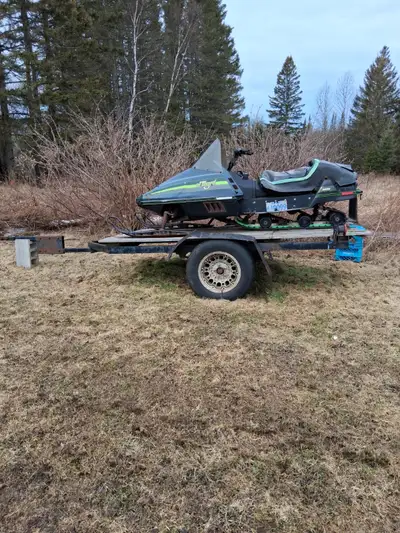 skidoo and trailer, View more