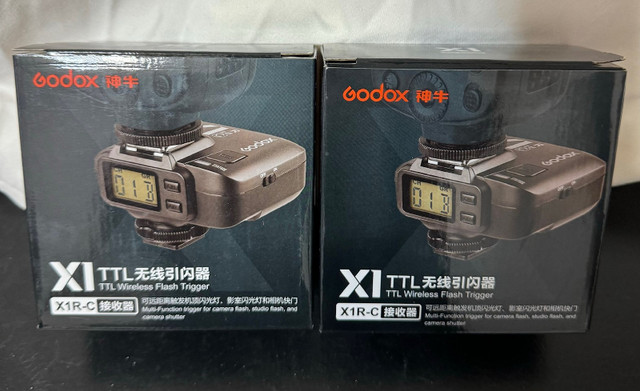Godox X1R-C TTL Wireless Flash Receiver for Canon (BNIB) in Cameras & Camcorders in City of Toronto