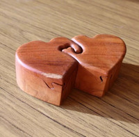 Sophisticated Design Wooden Ring Jewelry Box
