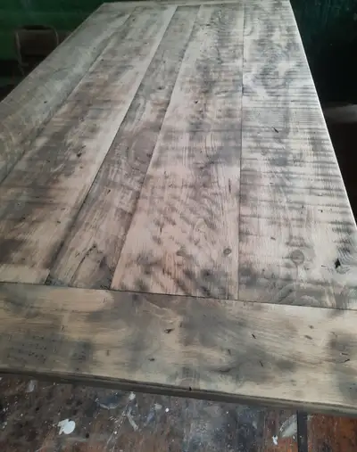 RECLAIMED WOOD TABLE TOPS   !  PRICES START AT   $  175, View more