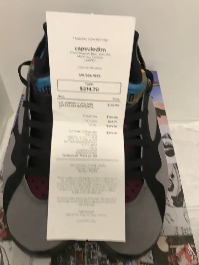 Nike Air Jordan 7 Retro Low “Bordeaux” in Men's Shoes in Markham / York Region - Image 5