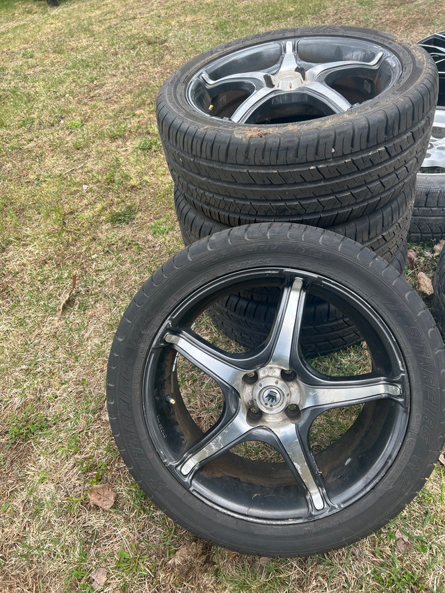 17 4x100 with new tires in Tires & Rims in Gatineau - Image 2
