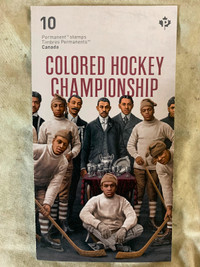 Colored Hockey Championship Stamps